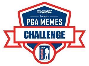 PGA Memes Challenge red and blue logo